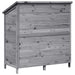 Tuinschuur Grijs 106,5 x 56 x 113,5 cm Massief Vurenhout