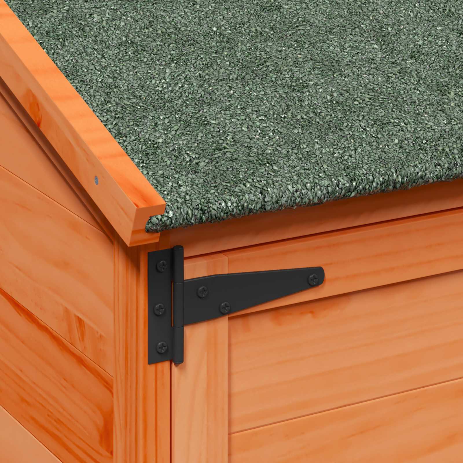 Tuinschuur Bruin 106,5 x 56 x 113,5 cm Massief Vurenhout