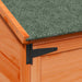 Tuinschuur Bruin 106,5 x 56 x 113,5 cm Massief Vurenhout