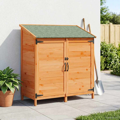 Tuinschuur Bruin 106,5 x 56 x 113,5 cm Massief Vurenhout