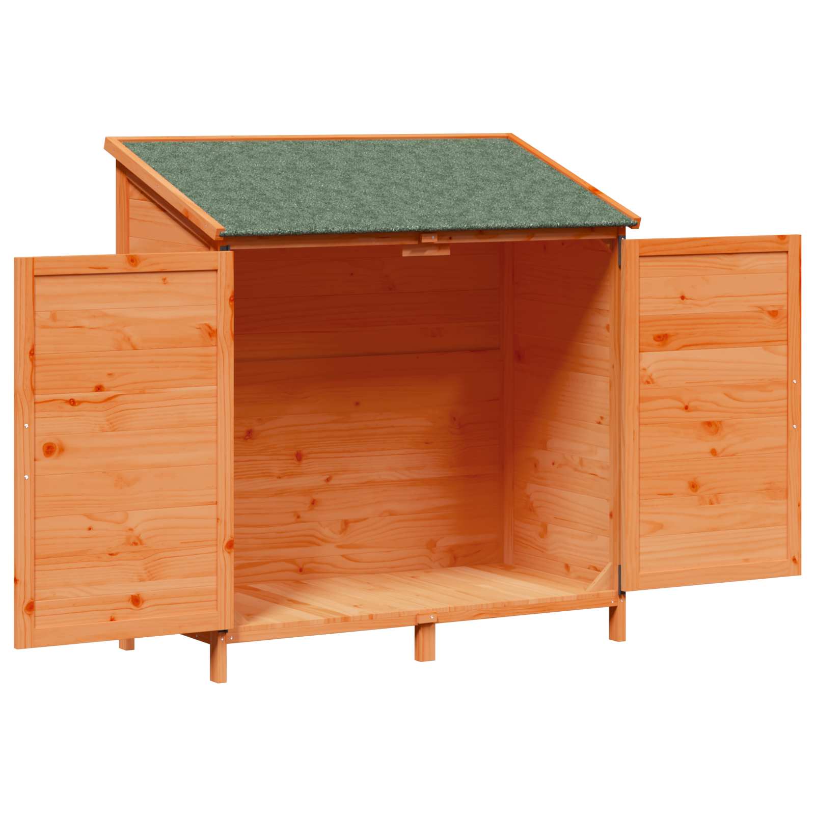 Tuinschuur Bruin 106,5 x 56 x 113,5 cm Massief Vurenhout