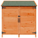 Tuinschuur Bruin 106,5 x 56 x 113,5 cm Massief Vurenhout