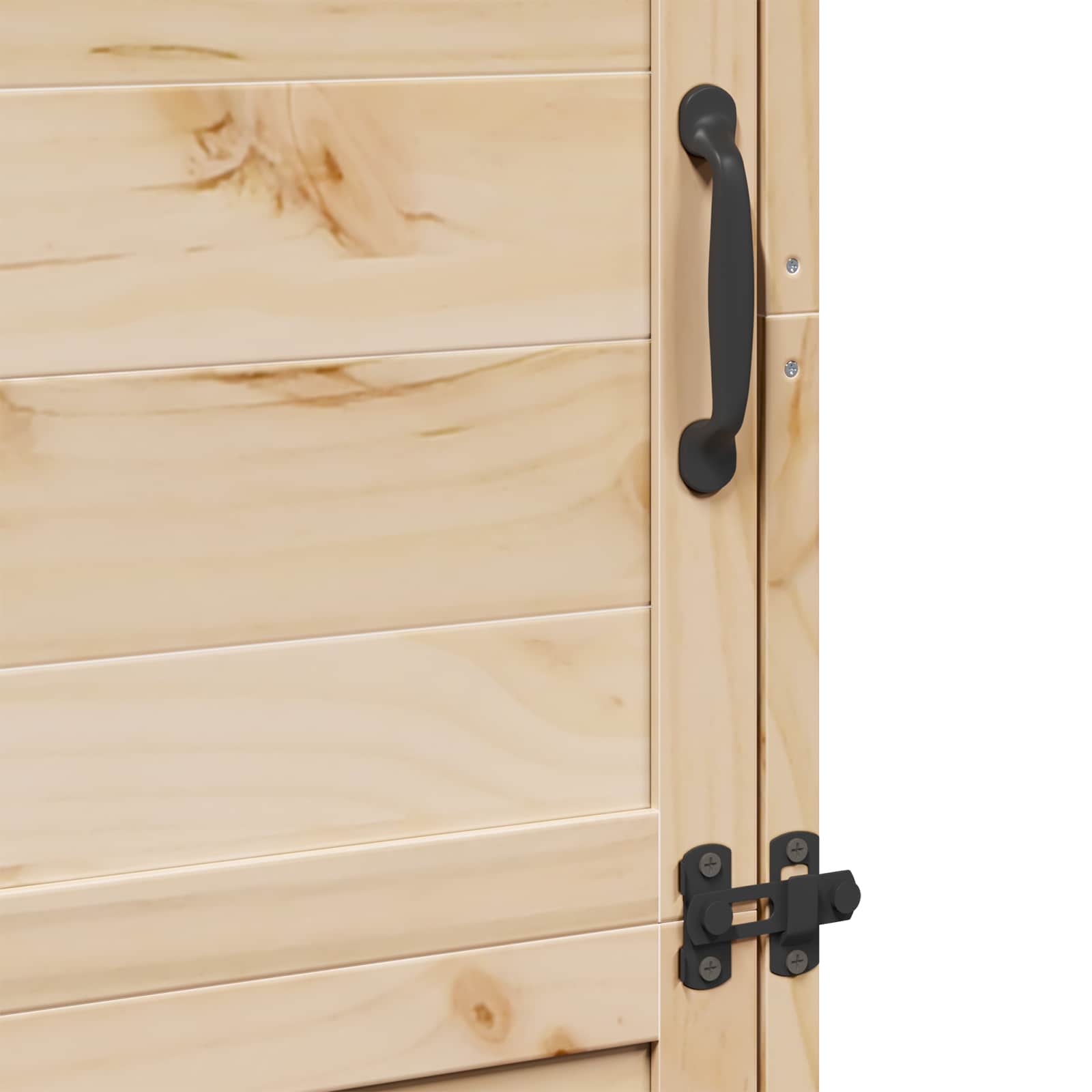 Tuinschuur Naturel 59,5 x 56 x 176,5 cm Massief Vurenhout