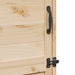Tuinschuur Naturel 59,5 x 56 x 176,5 cm Massief Vurenhout