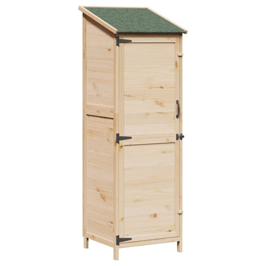 Tuinschuur Naturel 59,5 x 56 x 176,5 cm Massief Vurenhout