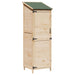 Tuinschuur Naturel 59,5 x 56 x 176,5 cm Massief Vurenhout