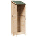 Tuinschuur Naturel 59,5 x 56 x 176,5 cm Massief Vurenhout