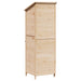Tuinschuur Naturel 59,5 x 56 x 176,5 cm Massief Vurenhout