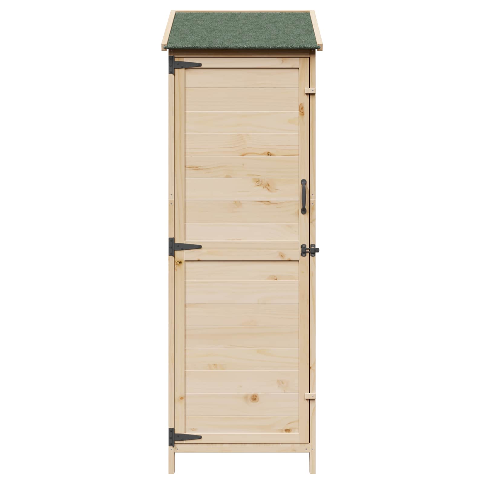 Tuinschuur Naturel 59,5 x 56 x 176,5 cm Massief Vurenhout