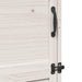 Tuinschuur met dak Wit 59,5 x 56 x 176,5 cm Massief Vurenhout