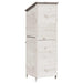 Tuinschuur met dak Wit 59,5 x 56 x 176,5 cm Massief Vurenhout