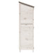 Tuinschuur met dak Wit 59,5 x 56 x 176,5 cm Massief Vurenhout