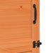 Tuinschuur met dak Bruin 59,5 x 56 x 176,5 cm Massief Vurenhout