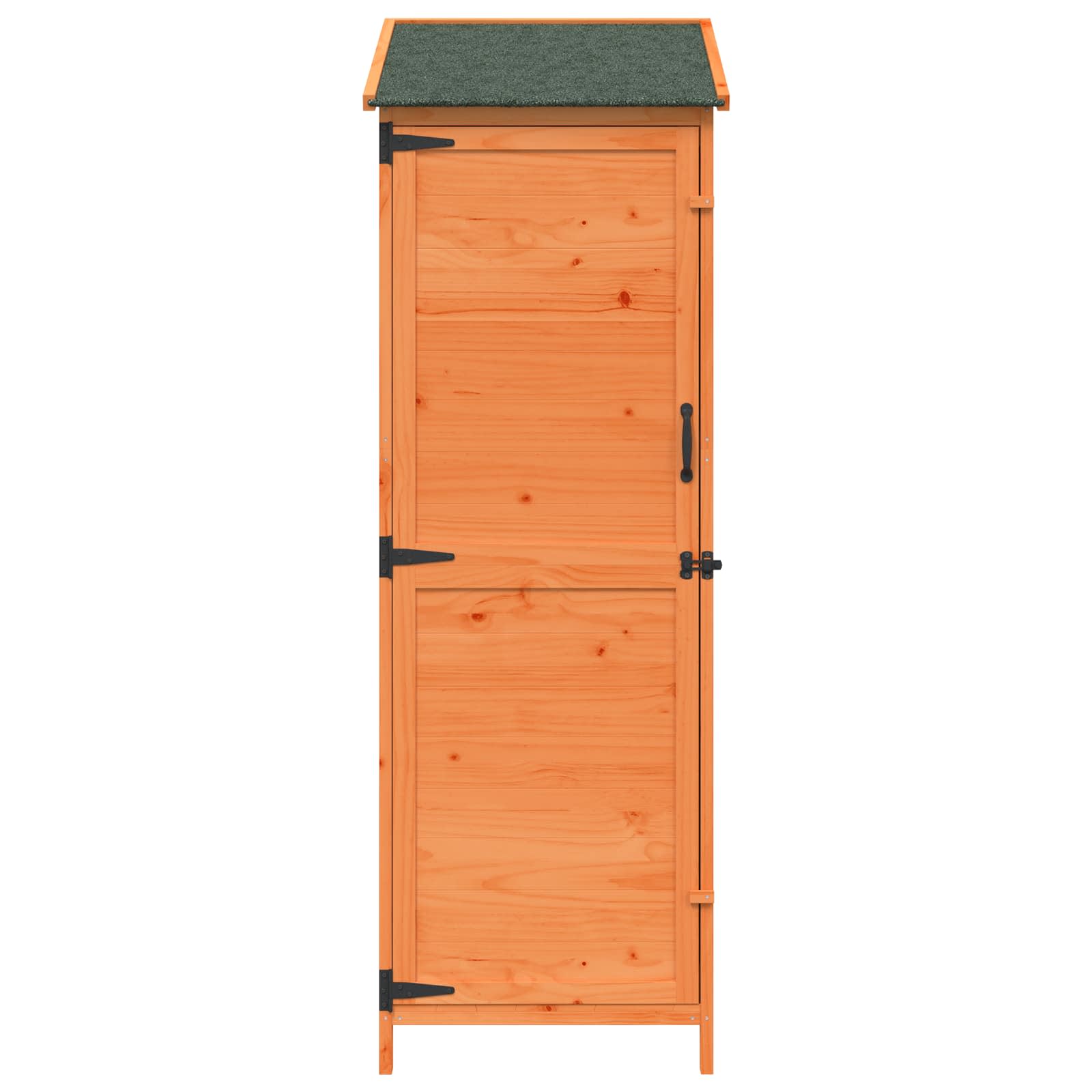 Tuinschuur met dak Bruin 59,5 x 56 x 176,5 cm Massief Vurenhout