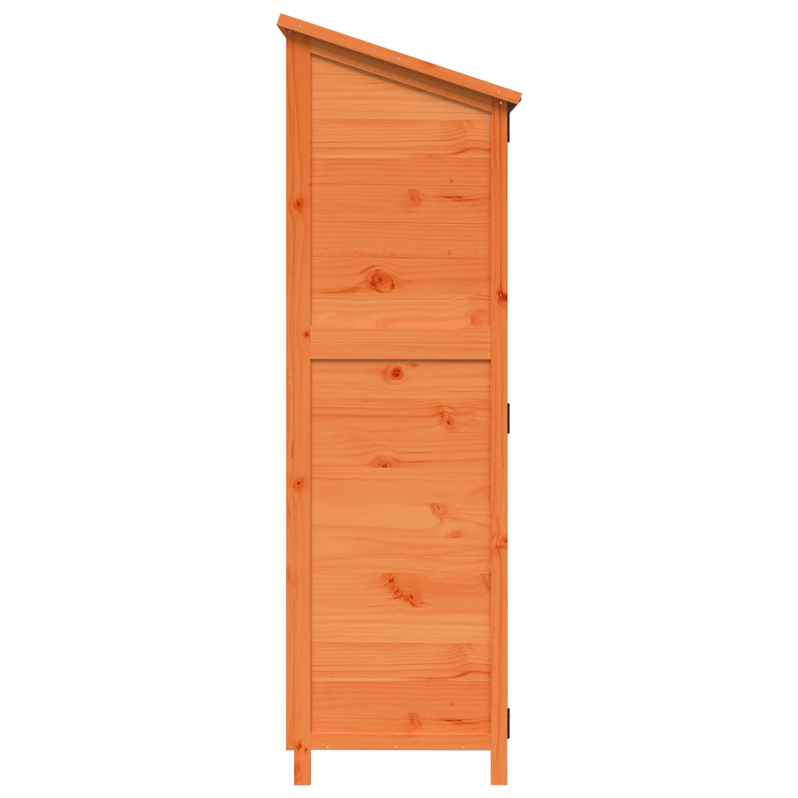 Tuinschuur met dak Bruin 59,5 x 56 x 176,5 cm Massief Vurenhout