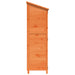 Tuinschuur met dak Bruin 59,5 x 56 x 176,5 cm Massief Vurenhout