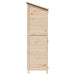 Tuinschuur Naturel 106,5 x 56 x 176 cm Massief Vurenhout