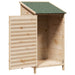 Tuinschuur met dak Naturel 59 x 56 x 113,5 cm Massief Vurenhout
