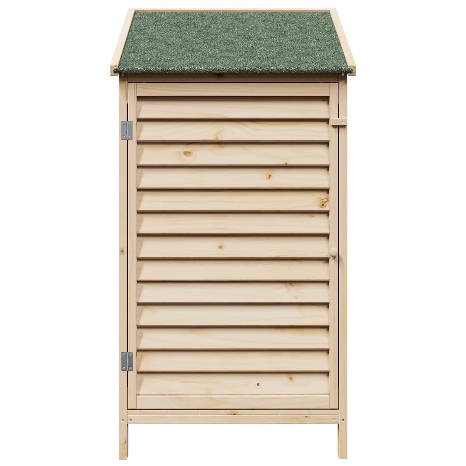 Tuinschuur met dak Naturel 59 x 56 x 113,5 cm Massief Vurenhout