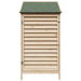 Tuinschuur met dak Naturel 59 x 56 x 113,5 cm Massief Vurenhout