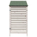 Tuinschuur met dak Wit 59 x 56 x 113,5 cm Massief Vurenhout