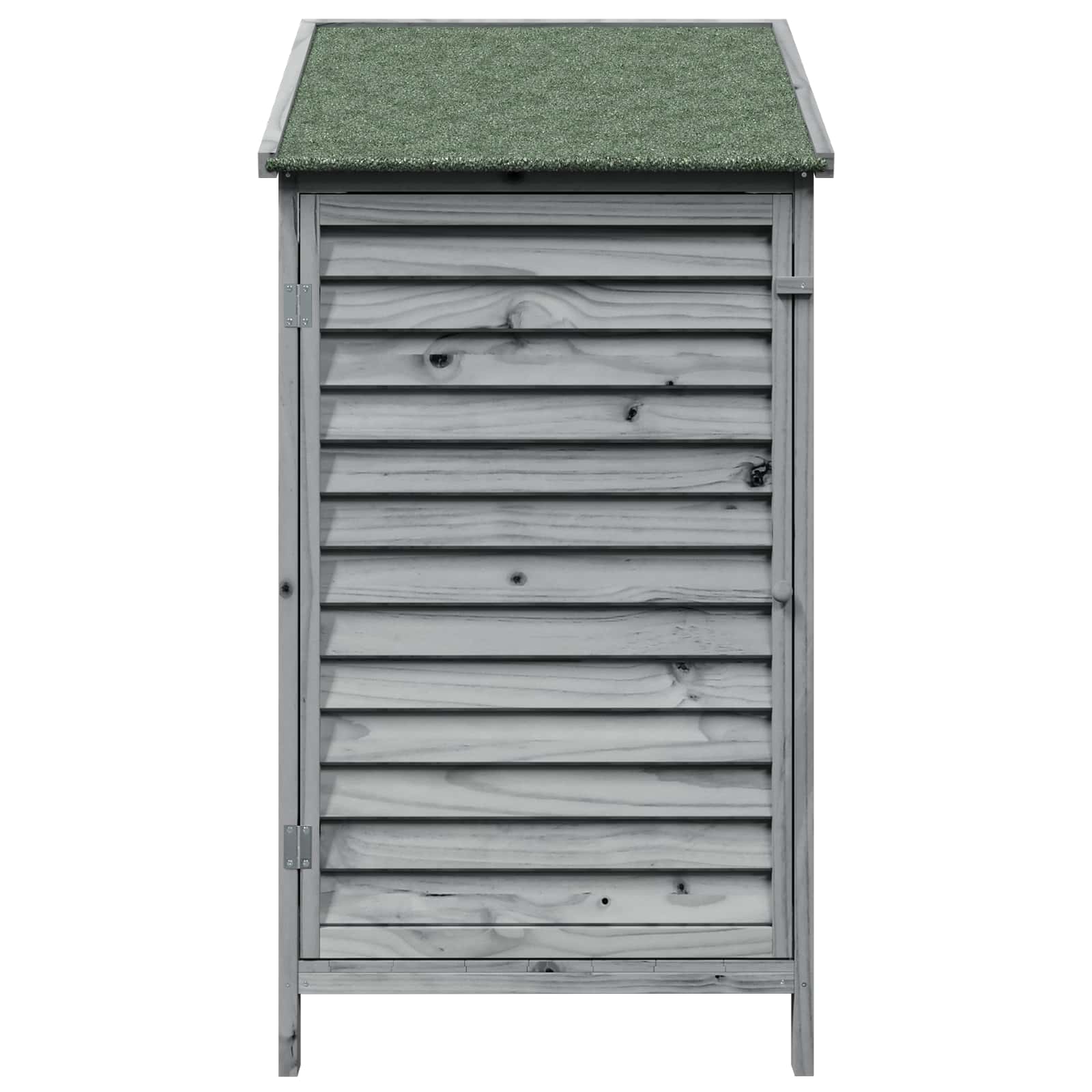 Tuinschuur met dak Grijs 59 x 56 x 113,5 cm Massief Vurenhout