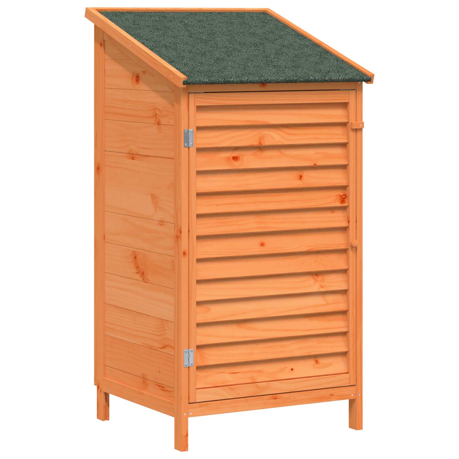 Tuinschuur met dak Bruin 59 x 56 x 113,5 cm Massief Vurenhout