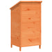 Tuinschuur met dak Bruin 59 x 56 x 113,5 cm Massief Vurenhout