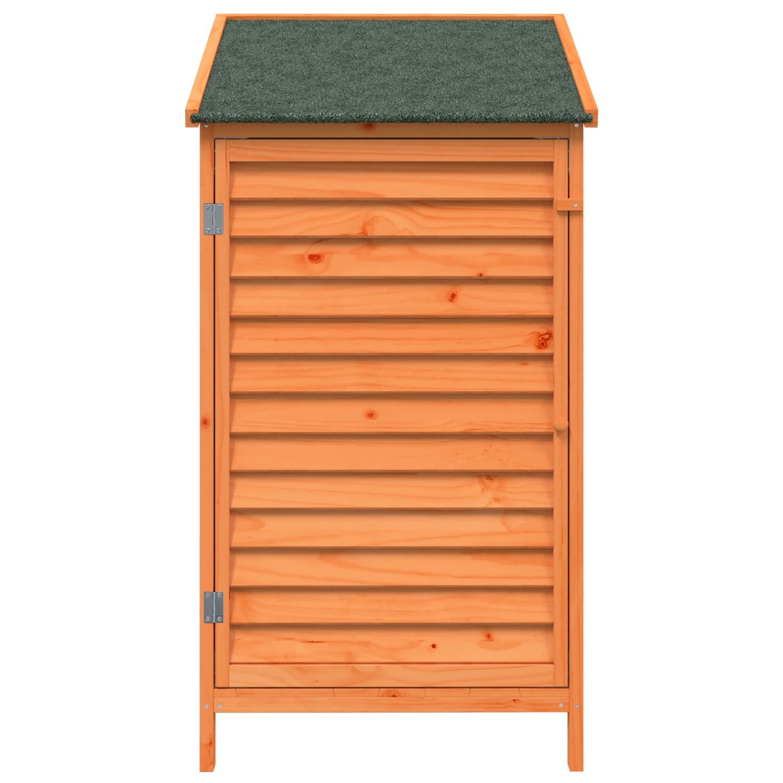 Tuinschuur met dak Bruin 59 x 56 x 113,5 cm Massief Vurenhout
