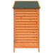 Tuinschuur met dak Bruin 59 x 56 x 113,5 cm Massief Vurenhout