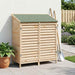 Tuinschuur Naturel 106 x 56 x 113,5 cm Massief Vurenhout