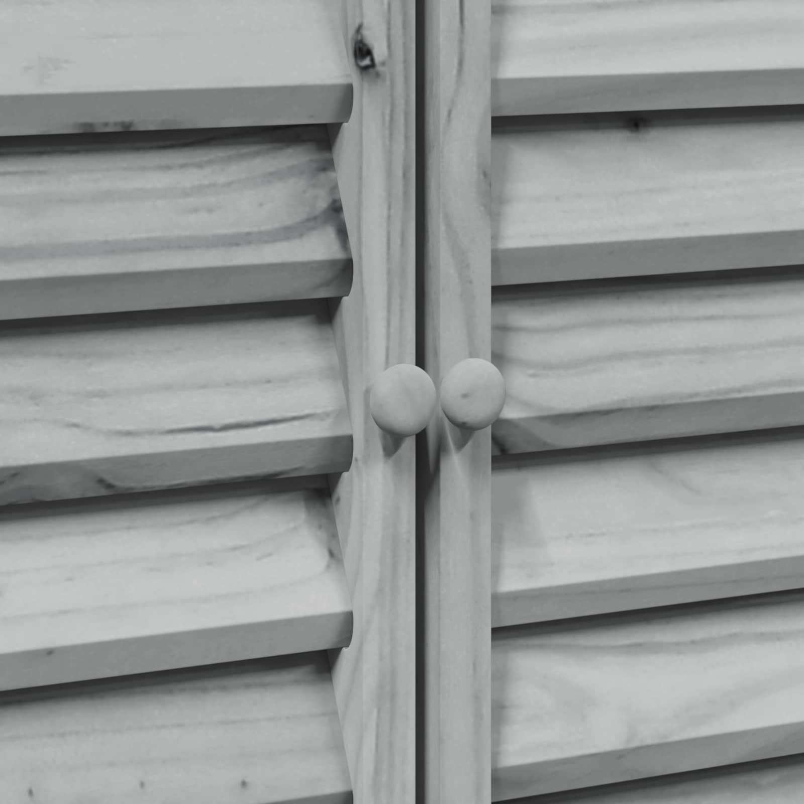 Tuinschuur met dak Grijs 106 x 56 x 113,5 cm Massief Vurenhout