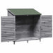 Tuinschuur met dak Grijs 106 x 56 x 113,5 cm Massief Vurenhout