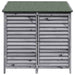 Tuinschuur met dak Grijs 106 x 56 x 113,5 cm Massief Vurenhout