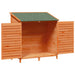 Tuinschuur met dak Bruin 106 x 56 x 113,5 cm Massief Vurenhout
