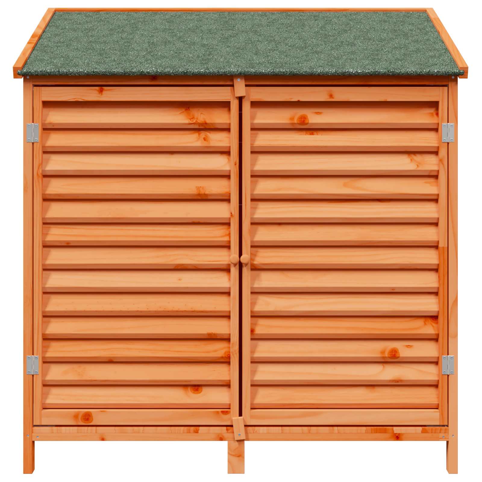 Tuinschuur met dak Bruin 106 x 56 x 113,5 cm Massief Vurenhout
