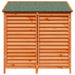 Tuinschuur met dak Bruin 106 x 56 x 113,5 cm Massief Vurenhout