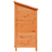 Tuinschuur met dak Bruin 106 x 56 x 113,5 cm Massief Vurenhout