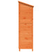 Tuinschuur met dak Bruin 59 x 56 x 176 cm Massief Vurenhout