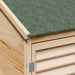 Tuinschuur Naturel 106 x 56 x 176,5 cm Massief Vurenhout