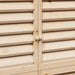 Tuinschuur Naturel 106 x 56 x 176,5 cm Massief Vurenhout