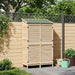 Tuinschuur Naturel 106 x 56 x 176,5 cm Massief Vurenhout
