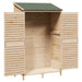 Tuinschuur Naturel 106 x 56 x 176,5 cm Massief Vurenhout