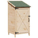 Tuinschuur Naturel 59,5 x 56 x 113,5 cm Massief Vurenhout