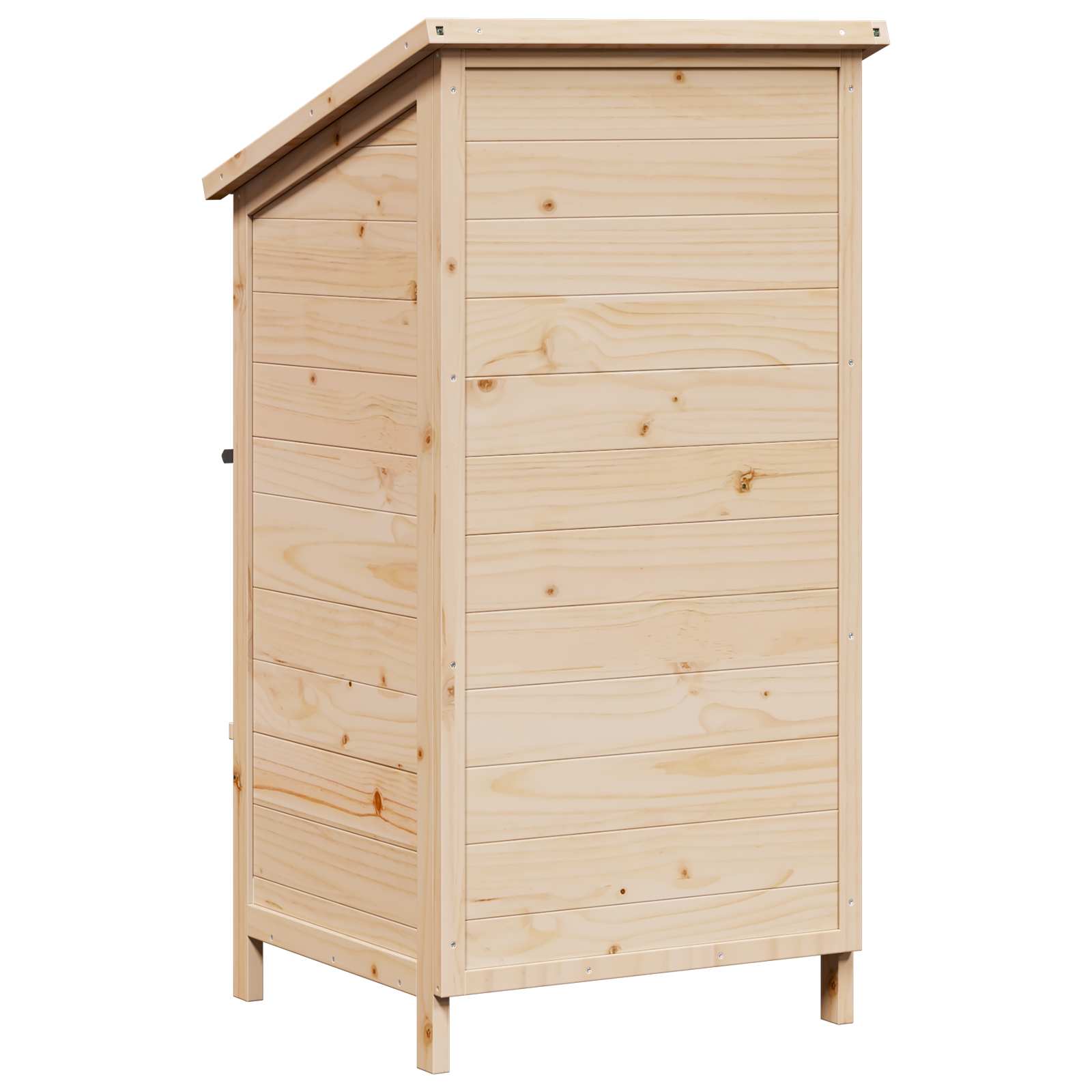 Tuinschuur Naturel 59,5 x 56 x 113,5 cm Massief Vurenhout