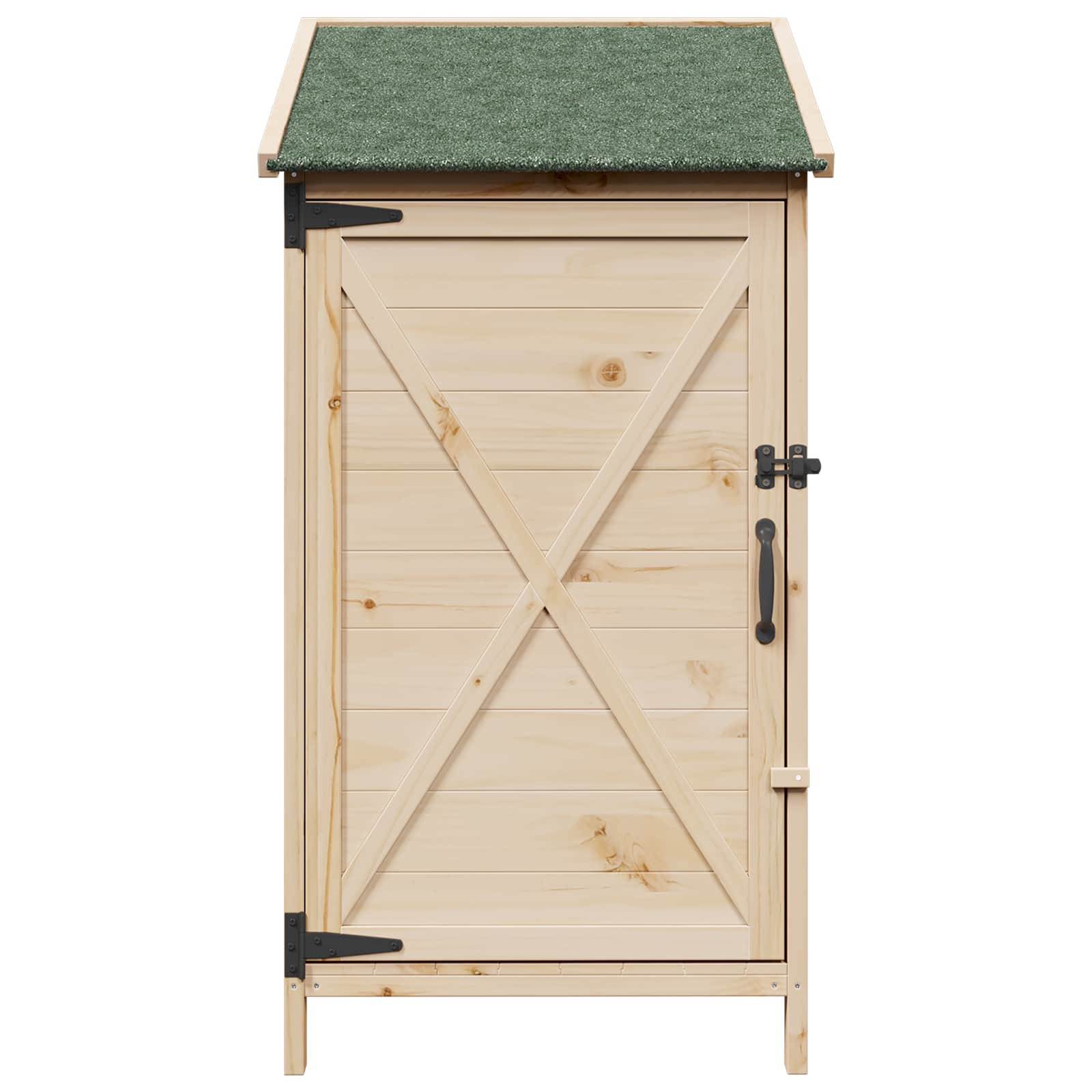 Tuinschuur Naturel 59,5 x 56 x 113,5 cm Massief Vurenhout