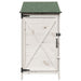 Tuinschuur met dak Wit 59,5 x 56 x 113,5 cm Massief Vurenhout