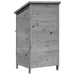 Tuinschuur met dak Grijs 59,5 x 56 x 113,5 cm Massief Vurenhout