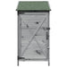 Tuinschuur met dak Grijs 59,5 x 56 x 113,5 cm Massief Vurenhout