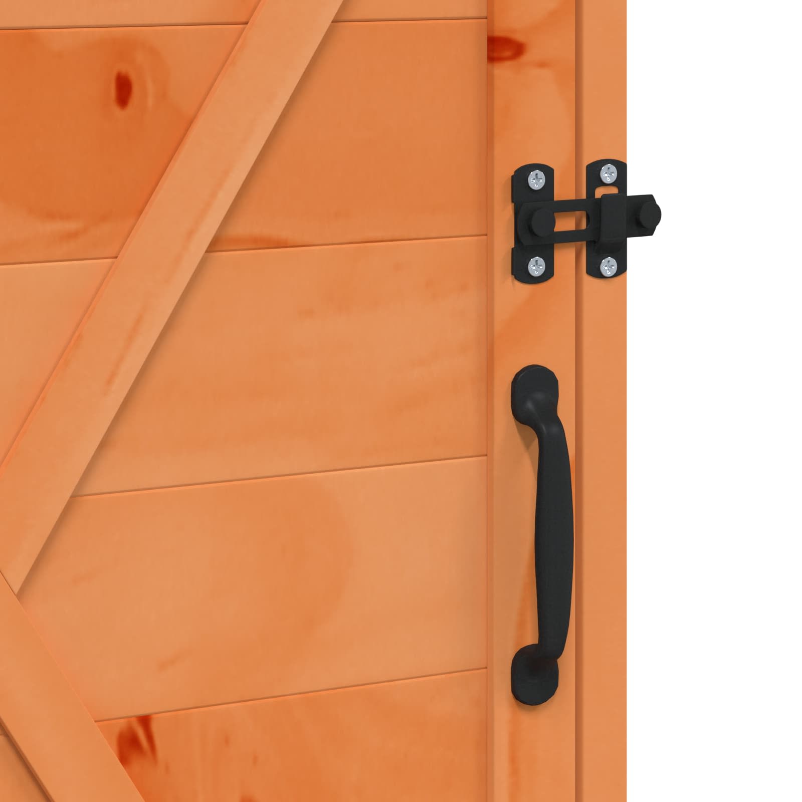 Tuinschuur met dak Bruin 59,5 x 56 x 113,5 cm Massief Vurenhout
